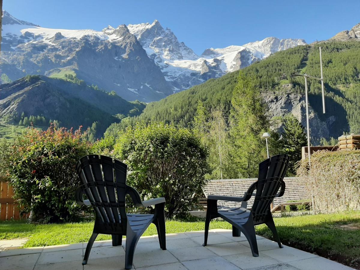 Chez Philippe - Appartements & Chalets En Village Pieton - Vue Glaciers La Grave Exteriör bild