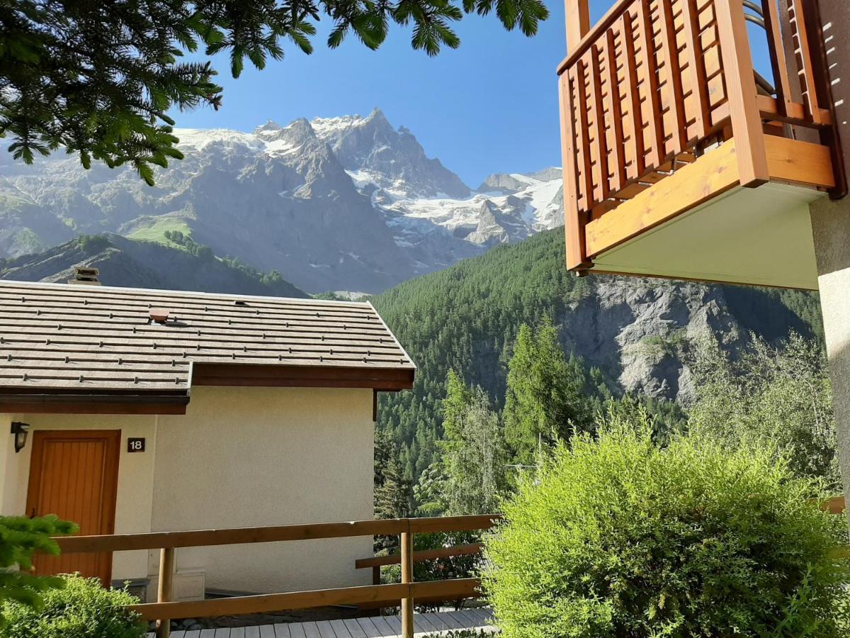 Chez Philippe - Appartements & Chalets En Village Pieton - Vue Glaciers La Grave Exteriör bild