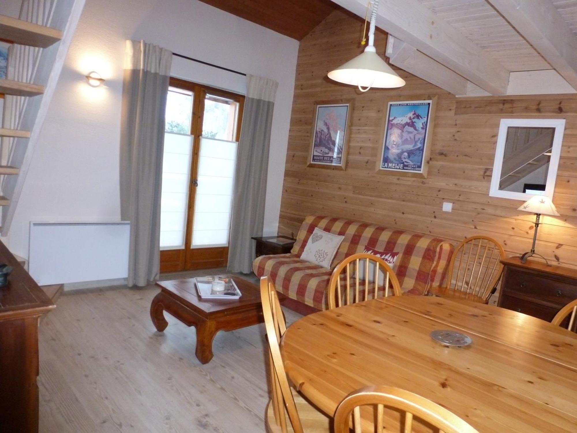 Chez Philippe - Appartements & Chalets En Village Pieton - Vue Glaciers La Grave Rum bild